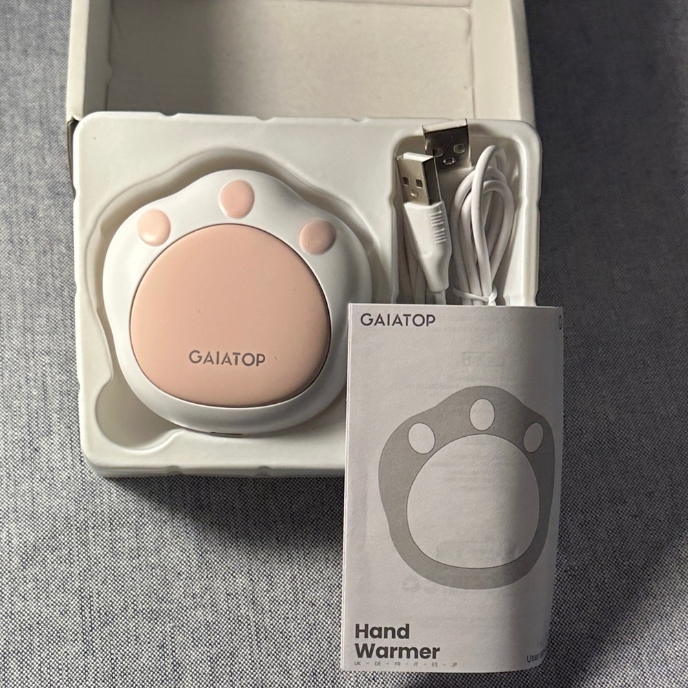 Gaiatop Paw-Shaped Pink Hand Warmer